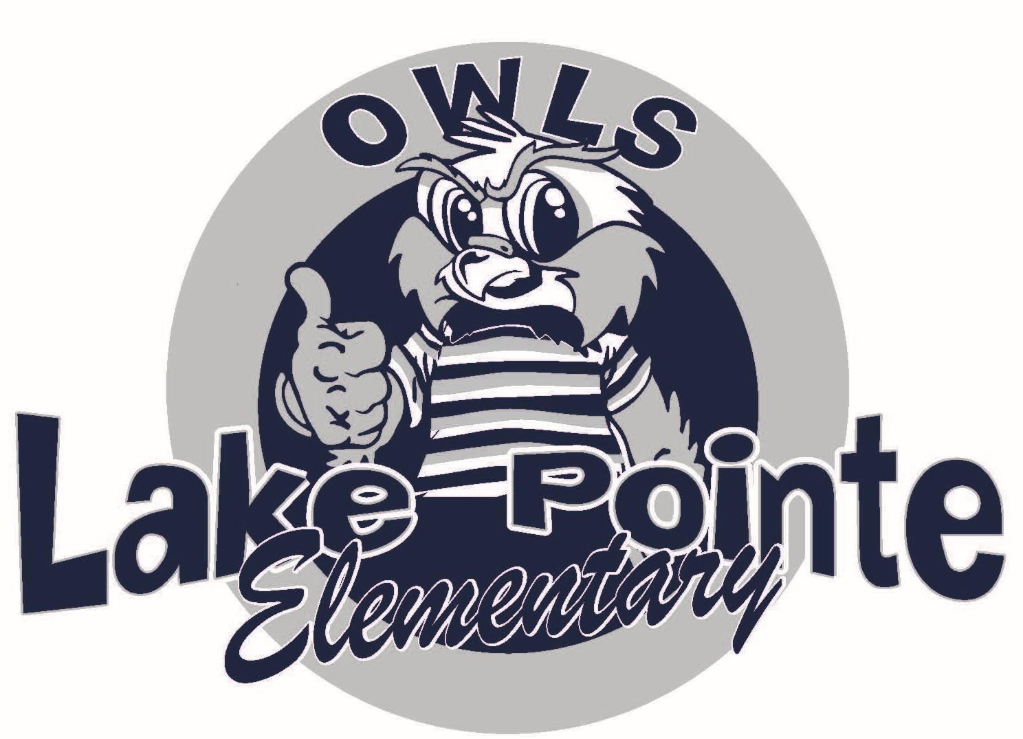 Owls Lake Pointe Elementary Blue and Gray Owl